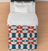 Majestic Diamond Aurora Duvet Cover
